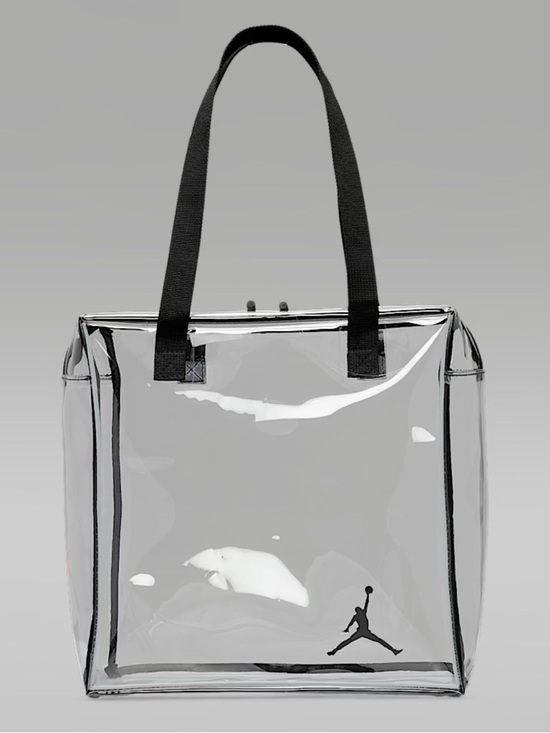Jordan Handbags - Jordan Clear Stadium Tote Bag with zipper closure